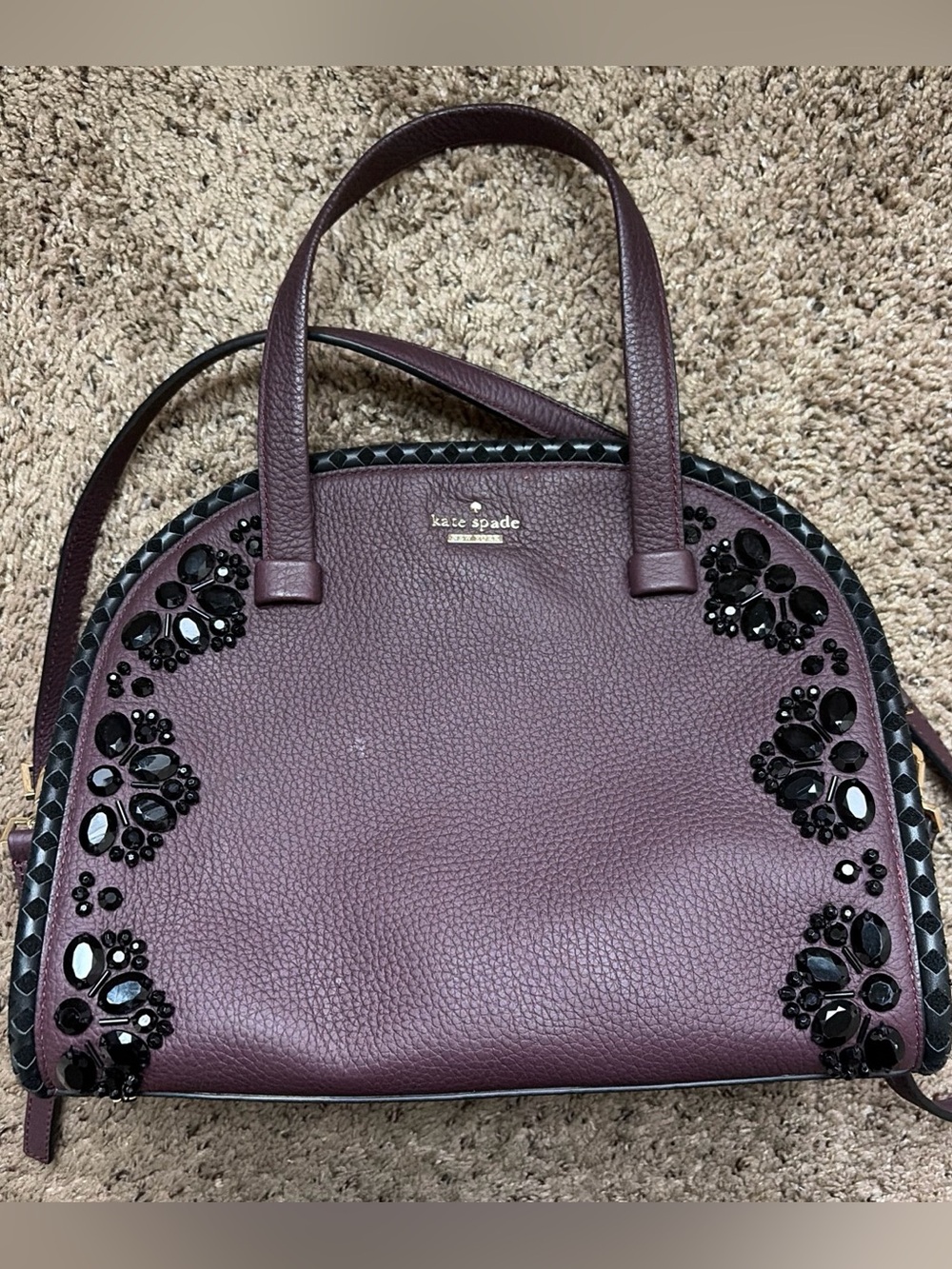 Kate Spade New York purple bag